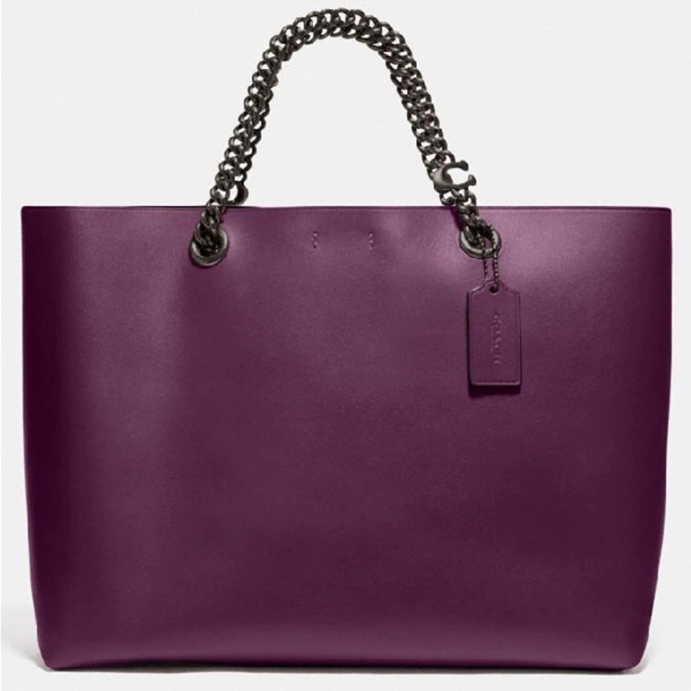 Coach Purple Tote Bag